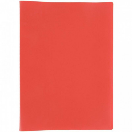 PROTÈGE DOCUMENTS COUVERTURE SOUPLE EN POLYPROPYLÈNE 40 VUES ROUGE