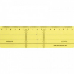 RÉGLE ÉQUERRE 17CM