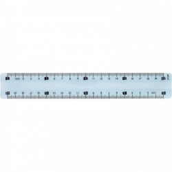 RÈGLE PLATE 20CM INCASSABLE