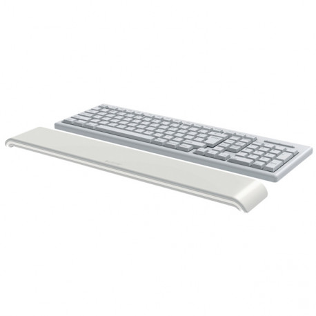 REPOSE POIGNET AJUSTABLE P/CLAVIER  L43,7 x l7,1 x EP2,2 cm H 1,5/2,2 CM ERGO COSY GRIS  norme DIN 26800 EN ISO 15537
