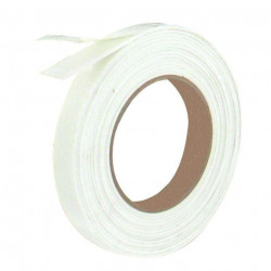 ROULEAU ADHÉSIF DOUBLE FACE MOUSSE 18MMX5M BLANC