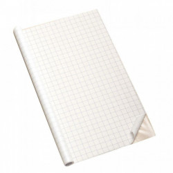 ROULEAU DE PELLICULE ADHÉSIVE CRISTAL  COUVRE LIVRE QUALITÉ STANDARD, 10 X 1 M