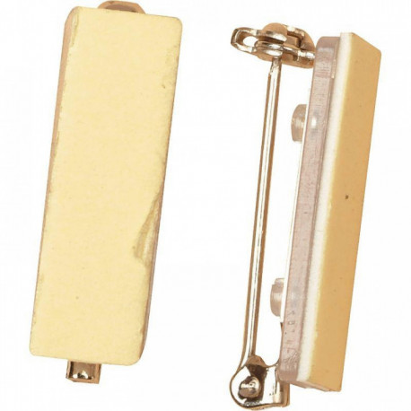 SAC 10 ATTACHES BROCHES EN NICKEL ADHÉSIVES