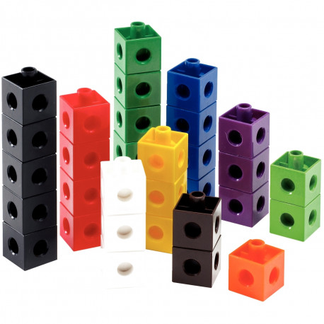 SACHET DE 100 CUBES À EMBOITER SECTION 2X2CM