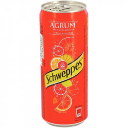 SCHWEPPES AGRUMES PACK DE 24 BOITES SLIM DE 33CL 