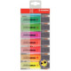 SURLIGNEURS ASSORTI STABILO BOSS POCHETTE DE 8 ENCRE FLUORESCENTE