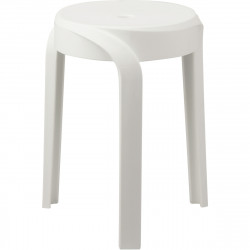 TABOURET TWIST BLANC  3PIEDS EMPILABLE HT 45CM AUTRES AUTRES COLORIS GAR 2 ANS 