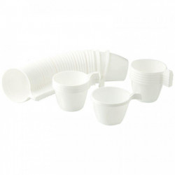  TASSE CAFE PS BLANC PQT50