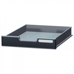 TIROIR NOIR/GRIS MODULODOC AVEC FRONTON NOIR NORMAL ECOBLACK