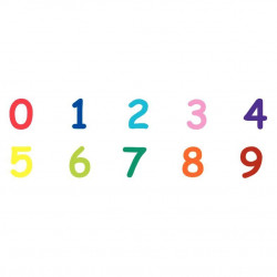 VALISETTE 10 MAXI TAMPONS CHIFFRES 0 À 9