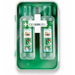 STATION DE RINCAGE OCULAIRE + 2 FLACONS DE 500ML CEDERROTH