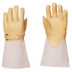SURGANT ELECTRICIEN NON ISOLANT EN CUIR FLEUR DE VACHETTE 15CM LA PAIRE TAILLE 10 COVERGUARD