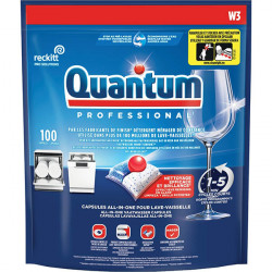 LAVE-VAISSELLE PQT100 CAPSULES CYCLE COURS (1 A 5 MINUTES) QUANTUM POUR PROFESSIONNELS 