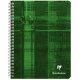 CAHIER SPIRALE 17X22 100P 90G Grands carreaux SEYES CLAIREFONTAINE PEFC - 100% recyclable - Fab France