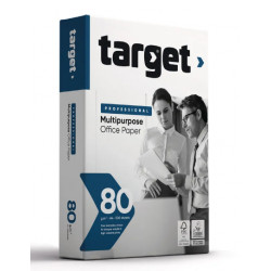 PAPIER TARGET **R500F**BLANC 80G A3 CIE161 PEFC/ECOLABEL DONT ECOFOLIO 0.26CTS