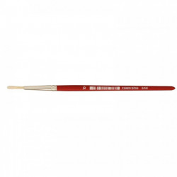 10 BROSSE RONDE SOIE BLANC N 10