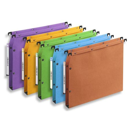 25 DOSSIERS ARMOIRE ULTIMATE AZV COLORIS ASSORTIS DOS DE 30MM OBLIQUE 1003304