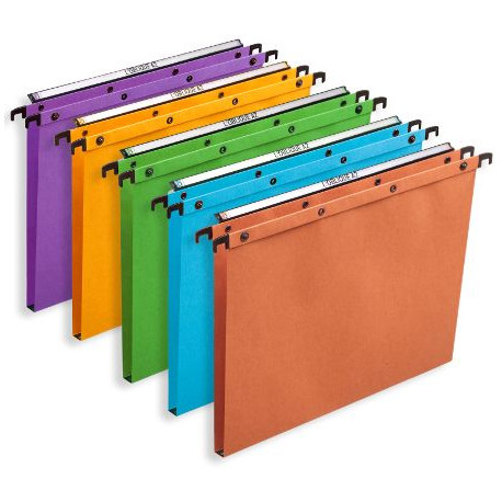 25 DOSSIERS AZO ULTIMATE COLORIS ASSORTIS DOS 15MM OBLIQUE 100330280