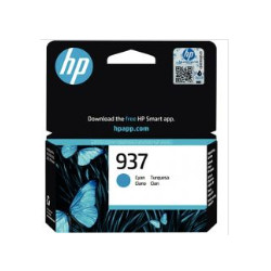 937 4S6W2NE CART CYAN HP937 800P P/OFFICE PRO 9120/9130/9710/9730