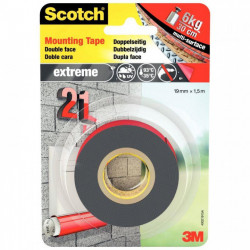 ADHESIF RUBAN FIXATIF MOUSSE Double Face SCOTCH W0524