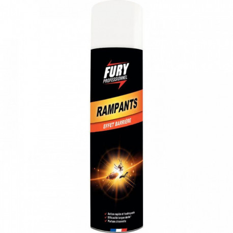 AÉROSOL INSECTICIDE ANTI RAMPANTS 400 ML FURY FAB France 