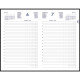 AGENDA CARRE 1 JOUR EURO CENTIMES ASSORTI 14x22cm 12 mois de Janvier à Décembre. 1 jour par page