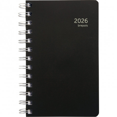 AGENDA DE CHANTIER 16,5CM ASSORTI 10x16.5cm 12 mois de Janvier à Décembre grille horaires 8h-19h