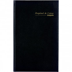 AGENDA JOURNALIER PERPÉTUEL DE CAISSE 1 JOUR RECETTES ET DÉPENSES 13x20,8cm 12 mois Janvier à Décembre 1 jour par page