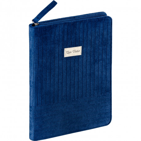 AGENDA SEMAINIER COLETTE 16X24 BLEU NUIT 13 mois de Décembre à Décembre. La semaine sur 2 pages