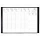 AGENDA SEMAINIER EXDI 21X29,7CM NOIR 12 mois janvier à décembre. La semaine sur 2 pages