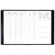 AGENDA SEMAINIER EXDI 9X13CM NOIR 12 mois janvier à décembre. La semaine sur 2 pages
