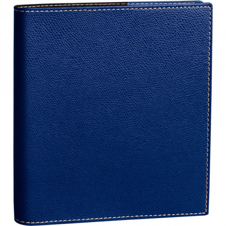 AGENDA SEMAINIER EXÉCUTIF CLUB 16X16CM NAVY 13 mois Décembre à Décembre 1 semaine sur 2 pages