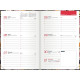 AGENDA SEMAINIER FLOWERS 10X15CM 12 mois de janvier à décembre 1 semaine sur 2 pages