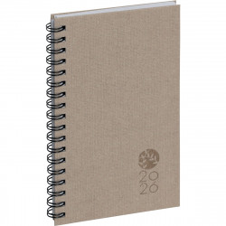 AGENDA SEMAINIER FOREVER 9X16CM LIN 13 mois Décembre à Décembre. La semaine sur 2 pages