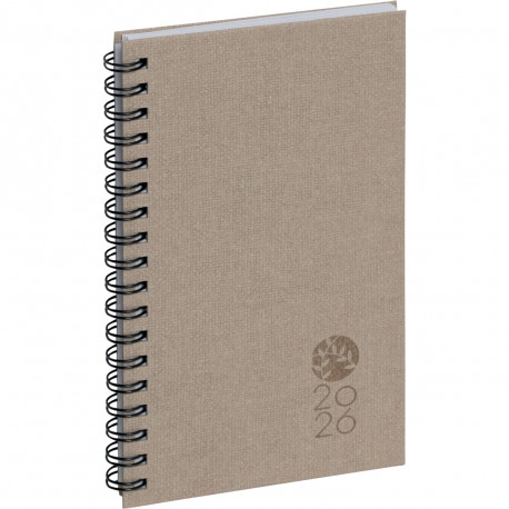 AGENDA SEMAINIER FOREVER 9X16CM LIN 13 mois Décembre à Décembre. La semaine sur 2 pages