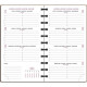 AGENDA SEMAINIER FOREVER 9X16CM LIN 13 mois Décembre à Décembre. La semaine sur 2 pages