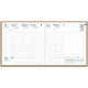 AGENDA SEMAINIER HARMONY 16X16CM PÉCAN 13 mois, de Décembre à Décembre La semaine sur 2 pages