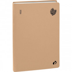 AGENDA SEMAINIER HARMONY 16X24CM PÉCAN 13 mois, de Décembre à Décembre La semaine sur 2 pages