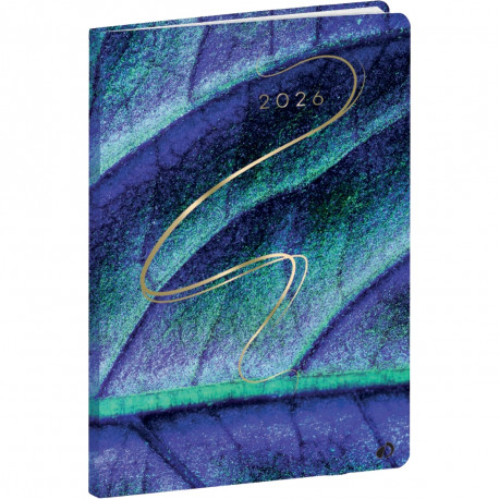 AGENDA SEMAINIER HIPSY 16X24CM FEUILLE 13 mois, de Décembre à Décembre La semaine sur 2 pages