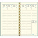 AGENDA SEMAINIER MÉLINE 9X16CM VERT D'EAU 16 mois de septembre à décembre. La semaine sur 2 pages