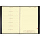 AGENDA SEMAINIER NOTE SPIRALE 16X24CM NOIR 12 mois 1/2 de mi-décembre à décembre. La semaine sur 1 page