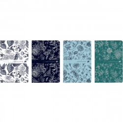 AGENDA SEMAINIER OXFORD 10X15cm ROMANCE 16 mois, de Septembre à Décembre La semaine sur 2 pages