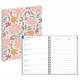 AGENDA SEMAINIER PALOMA 15X21CM FLEURS 16 mois, de Septembre à Décembre Semaine sur 1 page