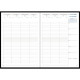 AGENDA SEMAINIER SAD 29 VÉRONE NOIR 21X29,7CM