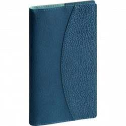 AGENDA SEMAINIER SÉSAME 9X17,5CM BLEU 12 mois de Janvier à Décembre. La semaine sur 1 page