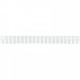ANNEAUX RELIURE/PEIGNES À RELIER PLASTIQUE OVALES A4 DIAM. 28MM BLANC BTE DE 50