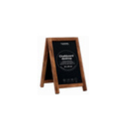 ARDOISE DE TABLE DOUBLE FACE 150X250MM SUPPORT EN PIN