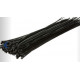 ATTACHE CABLE 150X2.5MM NYLON NOIR SACHET PLASTIQUE X100 PIECES