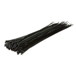 ATTACHE CABLES 400X4.4MM NYLON NOIR SACHET X100