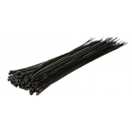 ATTACHE CABLES 400X4.4MM NYLON NOIR SACHET X100